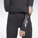 THERMOWARM TOUCH GRAPHIC BASE LAYER LONG-SLEEVE TOP - SVARTUR