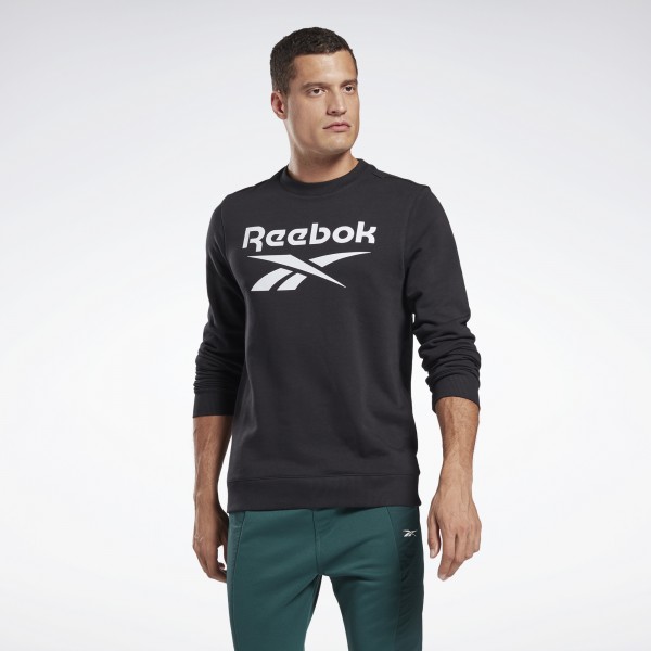 REEBOK IDENTITY BIG LOGO CREW - SVÖRT