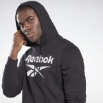 REEBOK IDENTITY BIG LOGO HOODIE - SVÖRT