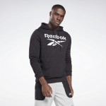 REEBOK IDENTITY BIG LOGO HOODIE - SVÖRT