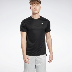 WORKOUT READY TECH T-SHIRT - SVARTUR WORKOUT READY TECH T-SHIRT - SVARTUR