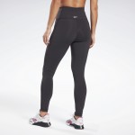 LUX HIGH-RISE LEGGINGS - SVARTAR