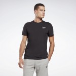 REEBOK IDENTITY T-SHIRT - SVARTUR