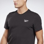 REEBOK IDENTITY T-SHIRT - SVARTUR