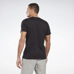 REEBOK IDENTITY T-SHIRT - SVARTUR