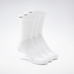 ACTIVE FOUNDATION MID-CREW SOCKS 3 PAIRS - HVÍTIR