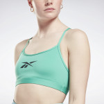 LUX SKINNY STRAP SPORTS BRA - GRÆNN