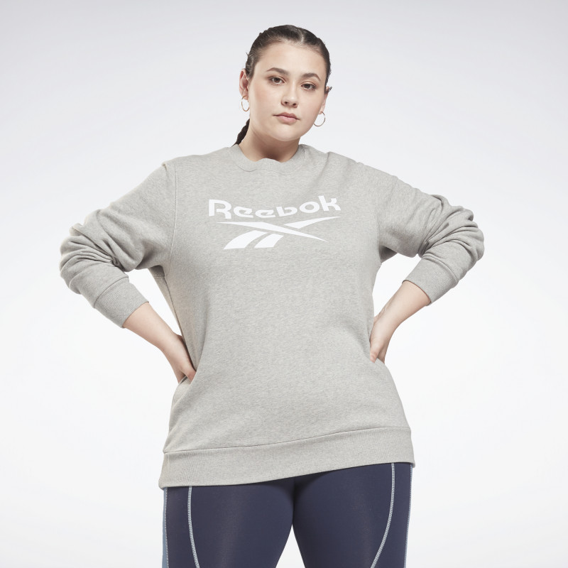 fleece crew sweatshirt