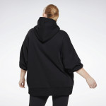 STUDIO RETRO OVERSIZE HOODIE (PLUS SIZE) - SVÖRT