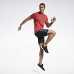 WORKOUT READY GRAPHIC SHORTS - SVARTAR/GRÁAR