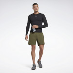 UNITED BY FITNESS COMPRESSION LONG SLEEVE SHIRT - SVARTUR