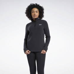 OUTERWEAR FLEECE QUARTER-ZIP - SVÖRT