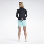 RUNNING 1/4 ZIP TOP - SVARTUR