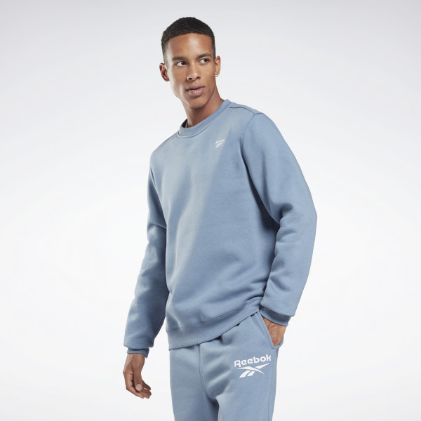 REEBOK IDENTITY CREW SWEATSHIRT - BLÁ