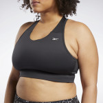 RUNNING ESSENTIALS SPORTS BRA (PLUS SIZE) - SVARTUR