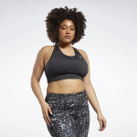 RUNNING ESSENTIALS SPORTS BRA (PLUS SIZE) - SVARTUR