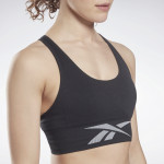 WORKOUT READY SEAMLESS SPORTS BRA - SVARTUR