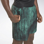 EPIC LIGHTWEIGHT PRINTED TRAINING SHORTS - SVARTAR/GRÆNAR