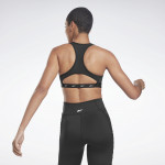 REEBOK LUX VECTOR RACER SPORTS BRA - SVARTUR