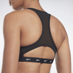 REEBOK LUX VECTOR RACER SPORTS BRA - SVARTUR