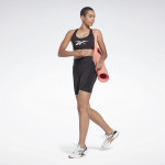 REEBOK LUX VECTOR RACER SPORTS BRA - SVARTUR