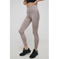 BOLD HIGH-WAISTED RUCHED LEGGINGS - LJÓSBRÚNAR BOLD HIGH-WAISTED RUCHED LEGGINGS - LJÓSBRÚNAR